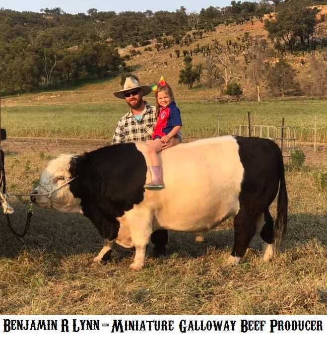 Benjamin R Lynn, Australian Galloway Beef Producer